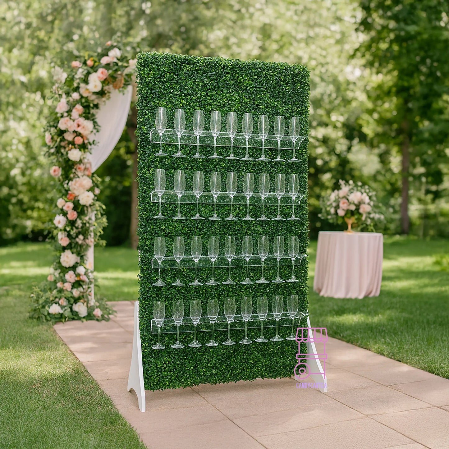 Champagne Wall (40 glasses/flutes)