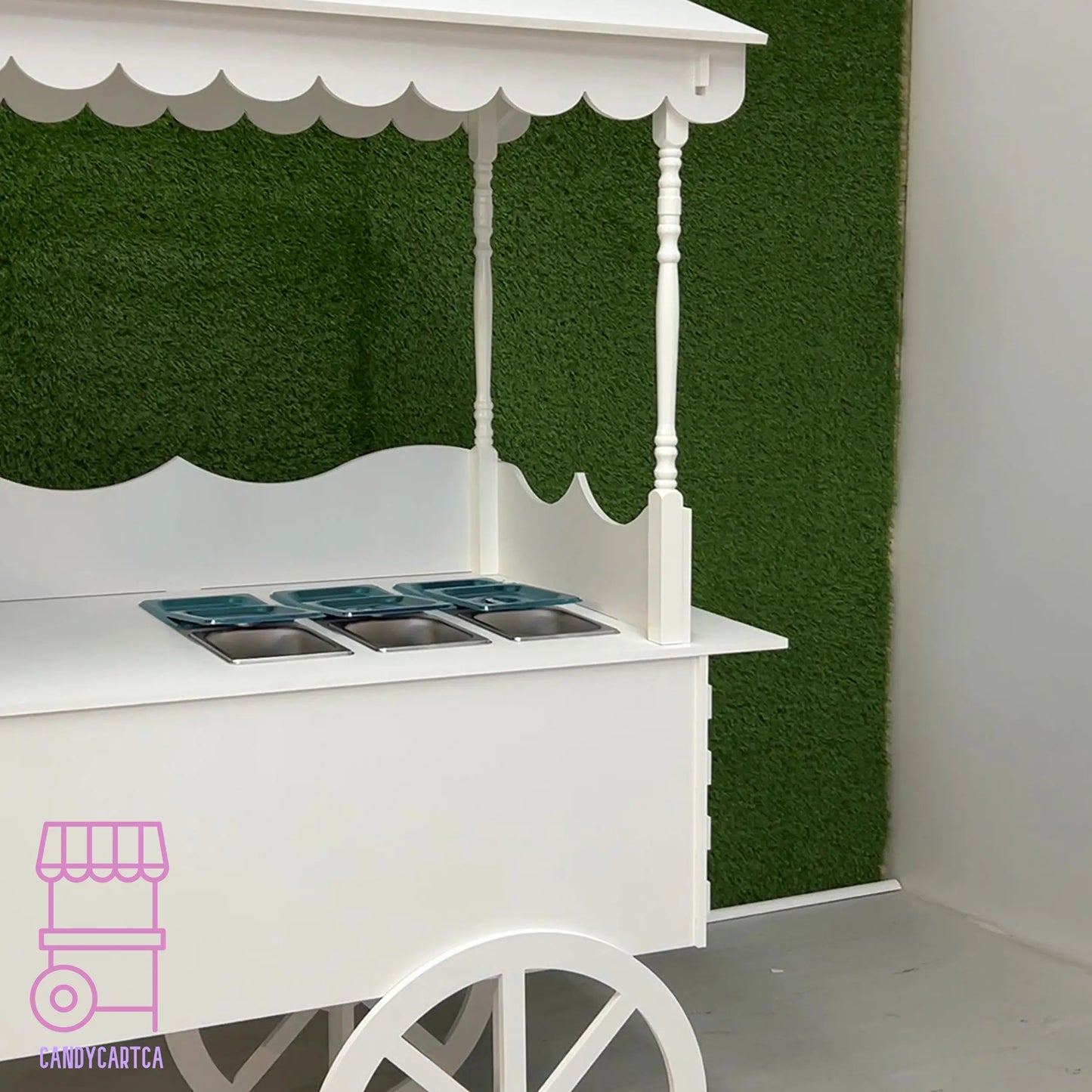 Candy Cart with Serving Containers