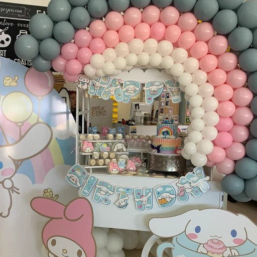 Window Style Candy Cart in Colour White