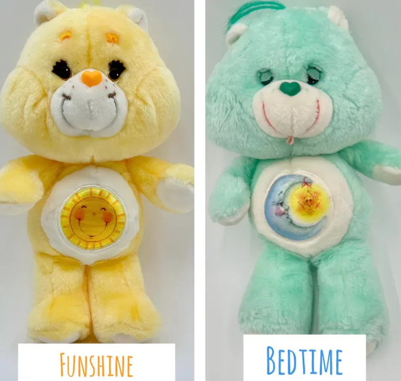 Rare Full Set of 16 Vintage 1983 Kenner Care Bears & Cousins – Posable Plush & Figures – Excellent Condition