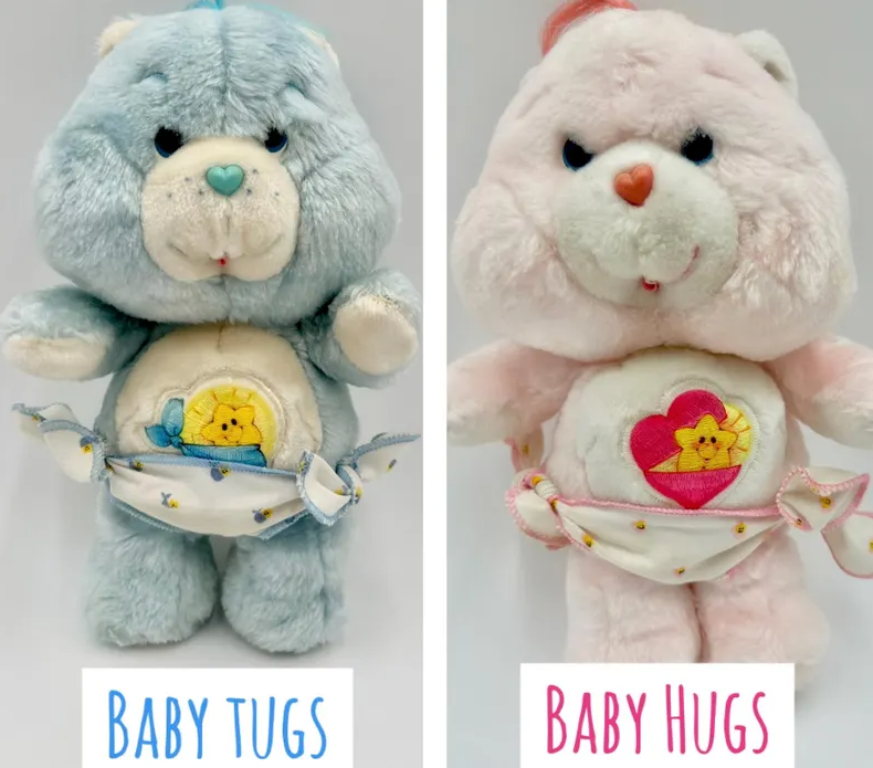 Rare Full Set of 16 Vintage 1983 Kenner Care Bears & Cousins – Posable Plush & Figures – Excellent Condition