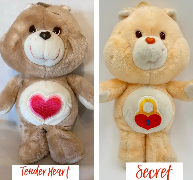 Rare Full Set of 16 Vintage 1983 Kenner Care Bears & Cousins – Posable Plush & Figures – Excellent Condition