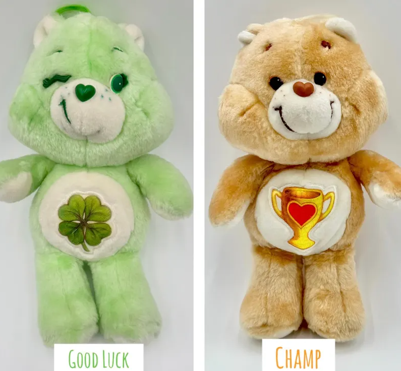 Rare Full Set of 16 Vintage 1983 Kenner Care Bears & Cousins – Posable Plush & Figures – Excellent Condition