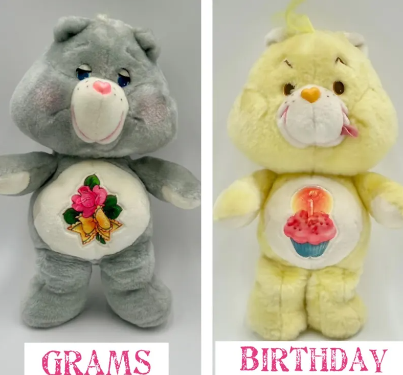 Rare Full Set of 16 Vintage 1983 Kenner Care Bears & Cousins – Posable Plush & Figures – Excellent Condition