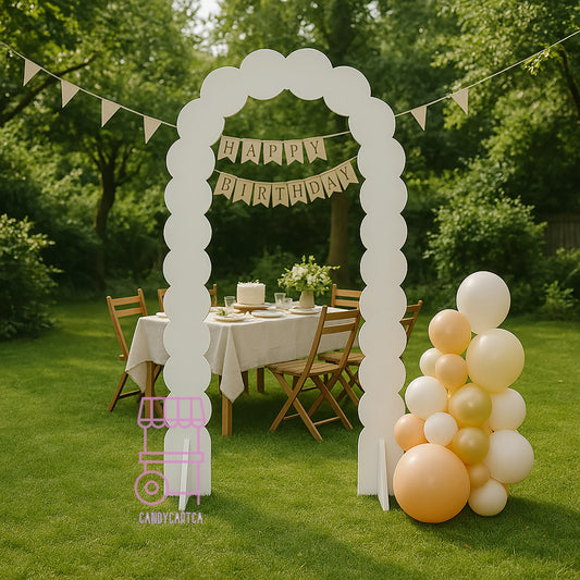 Classic White Arch Backdrop