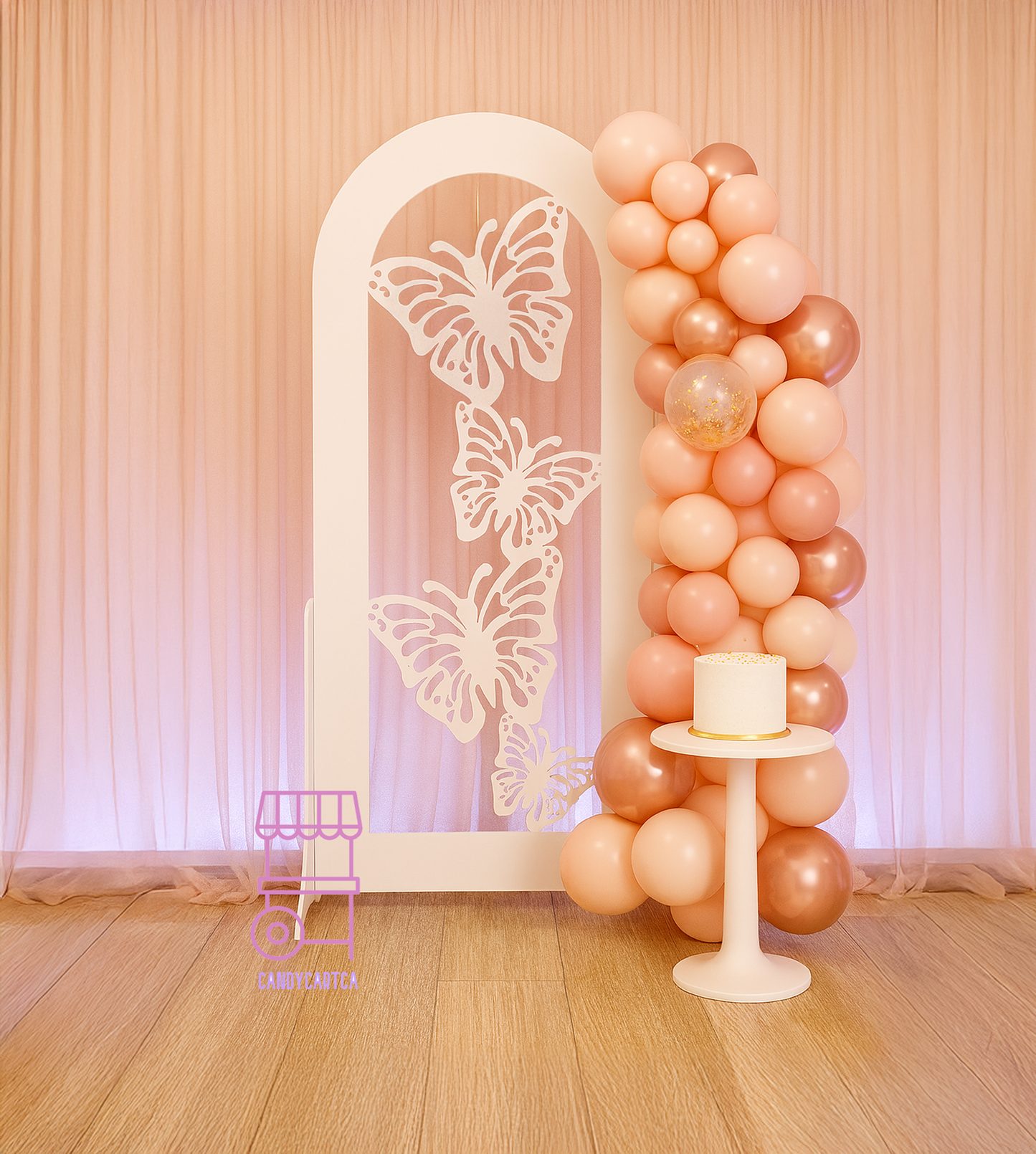 Butterfly Arch Backdrop