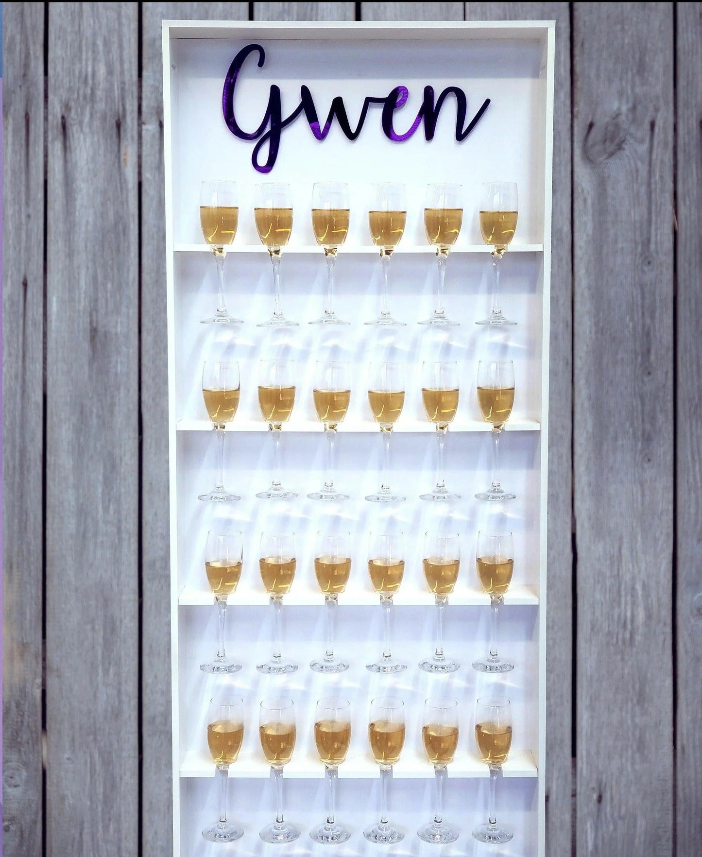 Champagne Wall (24 glasses/flutes)