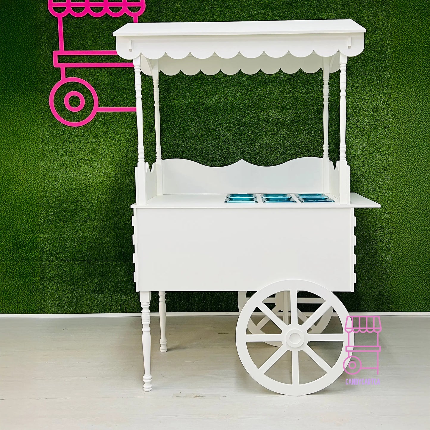 Candy Cart with Serving Containers