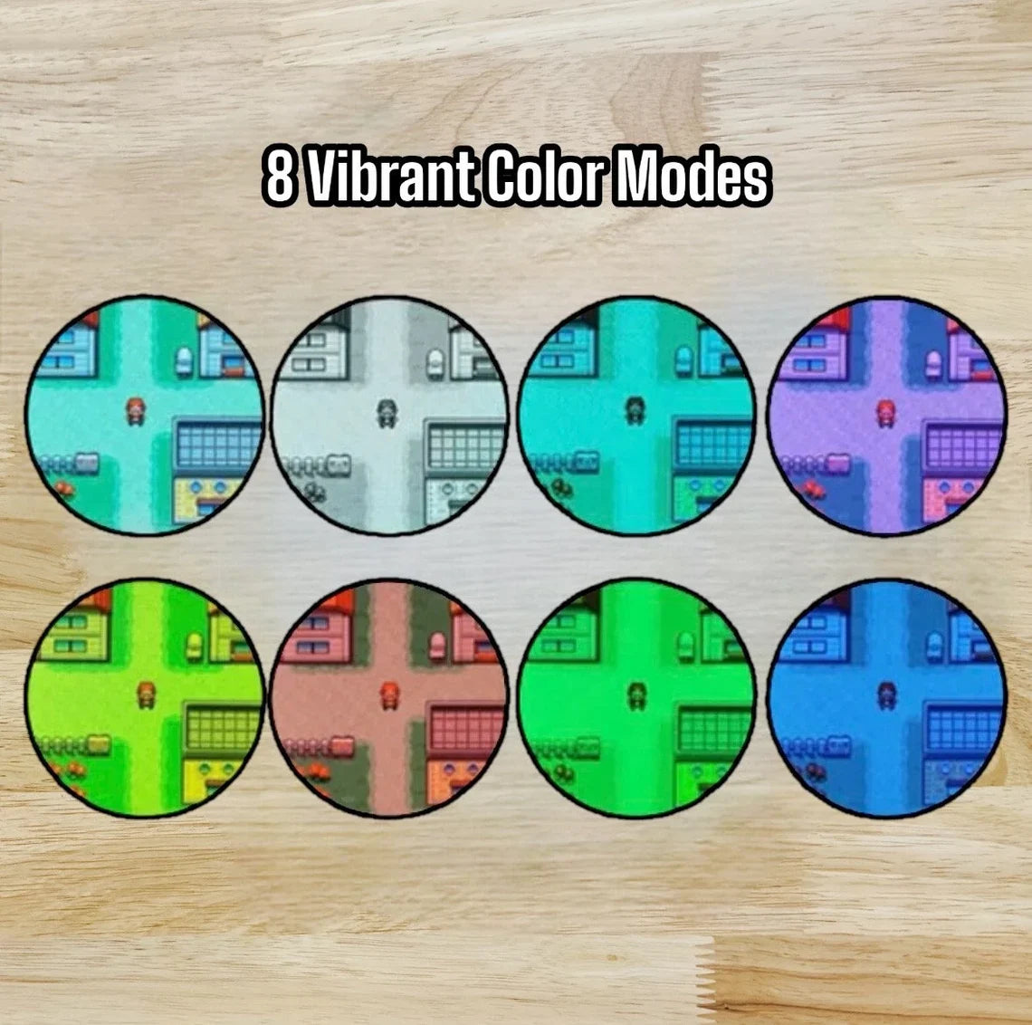 Custom Gameboy Advance - Retro Glow / Backlit Screen (IPS) / On Screen Display / USB-C Rechargeable Battery / GBA