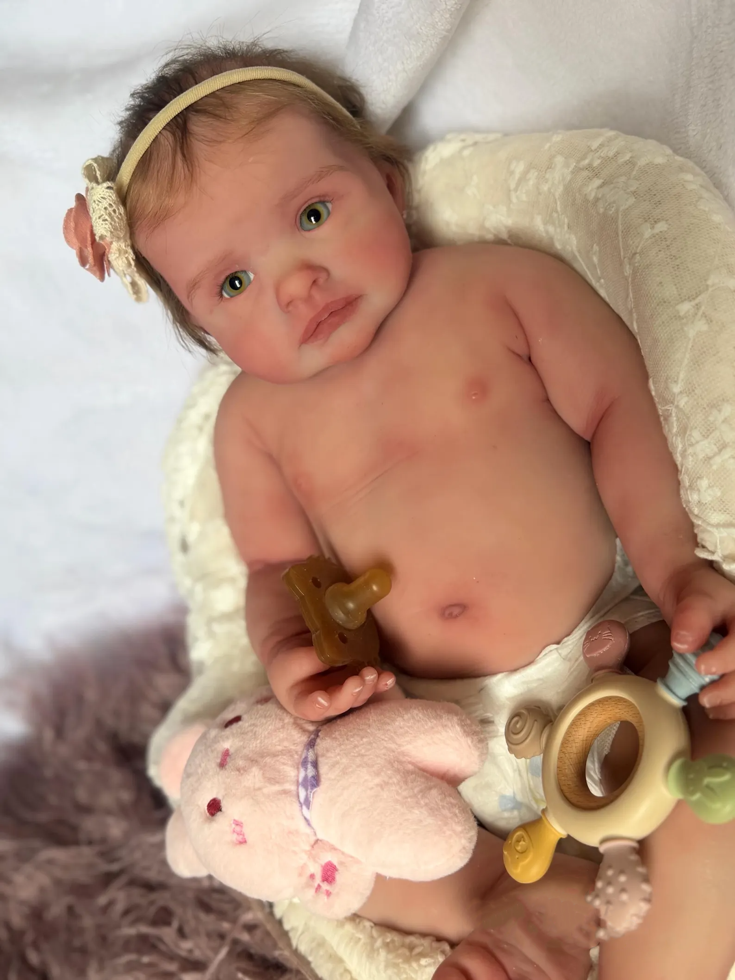 full silicone reborn doll car