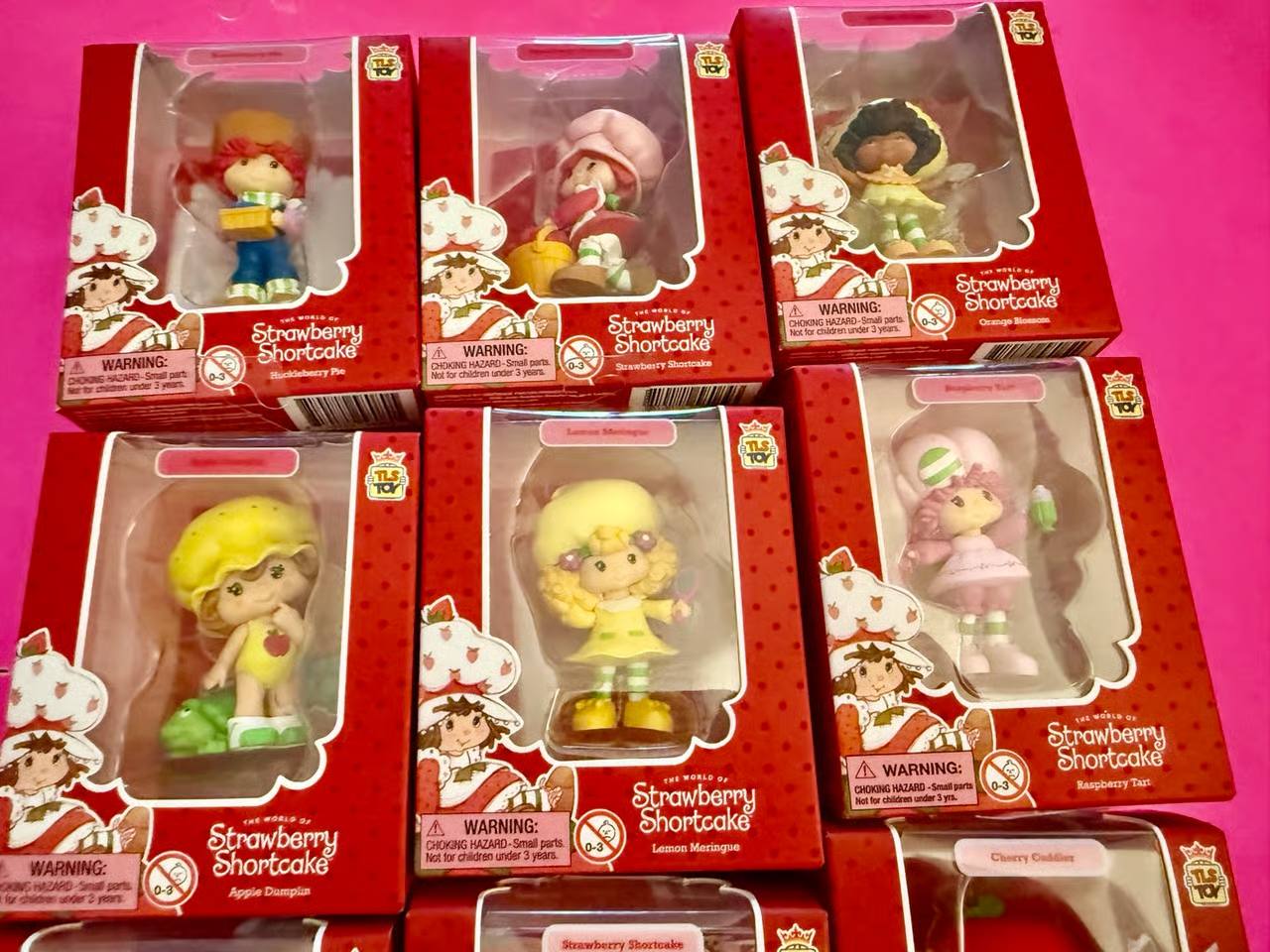 New Strawberry Shortcake Cheebees Lot (18) – NIB + Rare Chase Figures