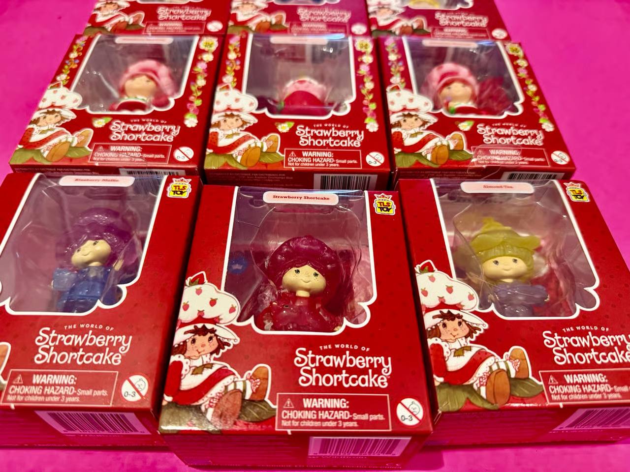 New Strawberry Shortcake Cheebees Lot (18) – NIB + Rare Chase Figures