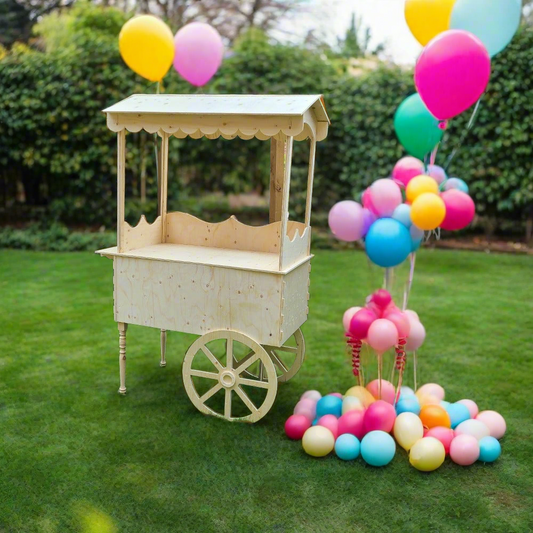 Wooden Candy Cart